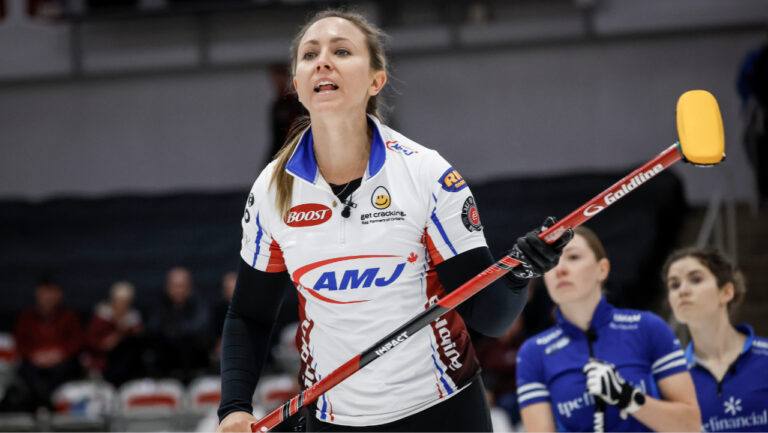 Skrlik held off Homan in extra ends for Canada's first Olympic curling trials win