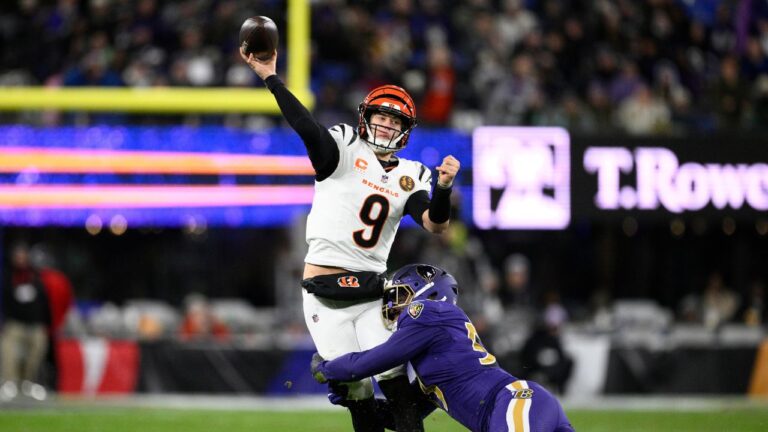 The Bengals won in Burrow's comeback, taking advantage of five Ravens turnovers