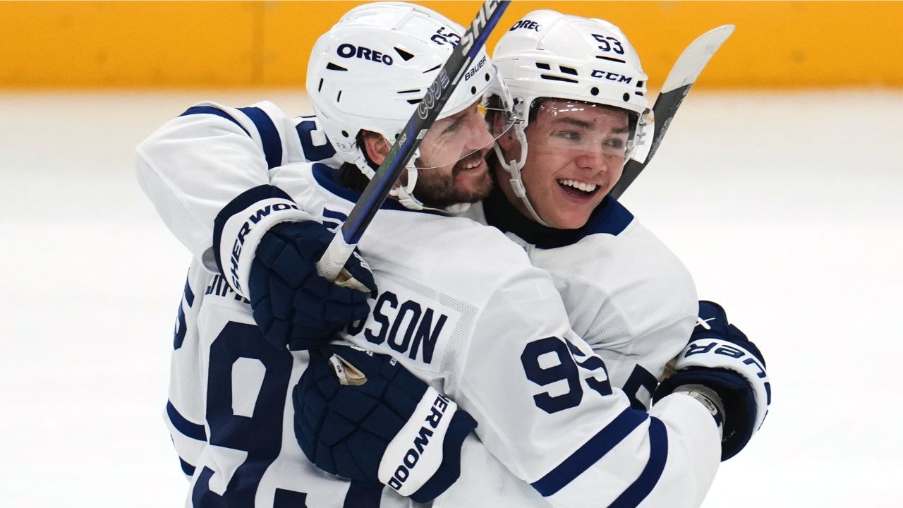 The Maple Leafs offense exploded the Penguins way