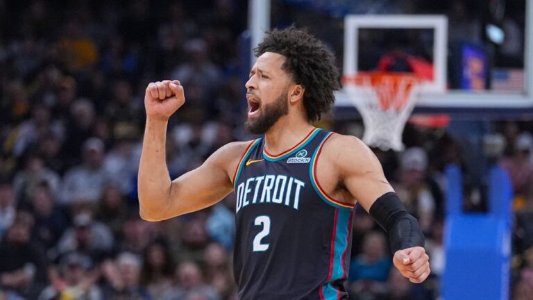 The Pistons tied the franchise record with their 13th straight victory over the Pacers