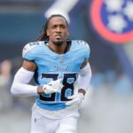 The video shows the Titans cornerback driving the car minutes before the alleged shooting

