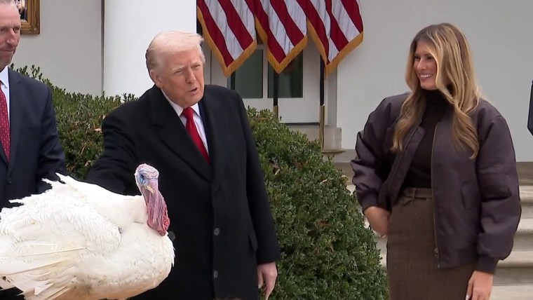 Trump Pardons Turkey Turkey for Thanksgiving