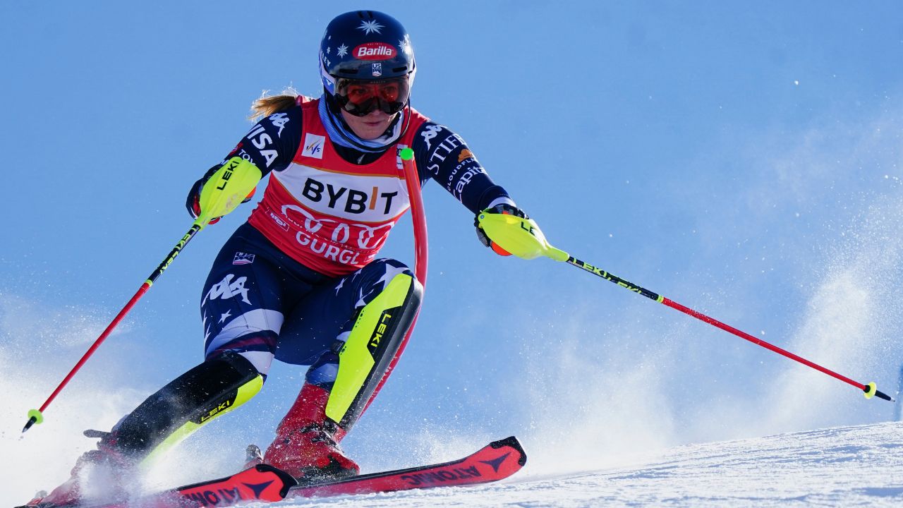 US skier Shiffrin won her second straight World Cup slalom of the Olympic season