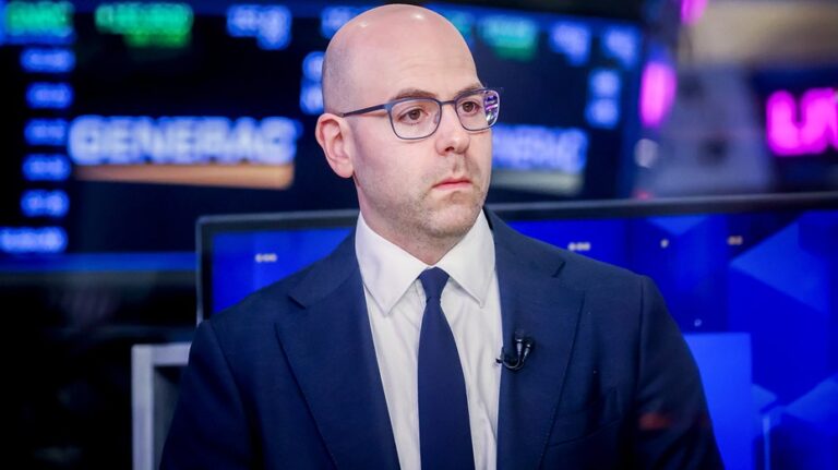 Stephen Mikang at the New York Stock Exchange