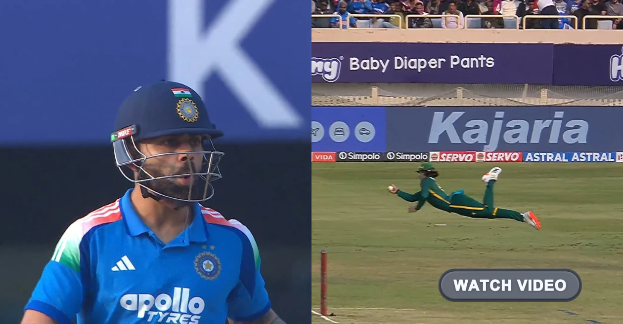 Watch: Dewald Brevis Takes Virat Kohli Shockingly and catches Rutning to run out Ruturaj Gaikwad - Inds VS, 1st ODI