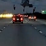 Airplane collides with car on Florida highway

