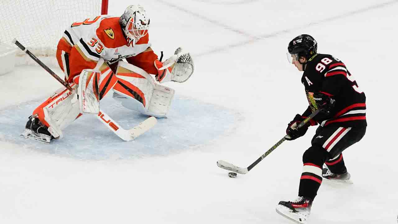 Bedard's four points lead the Blackhawks to a comeback win over the Ducks