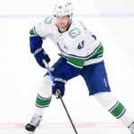 Canucks F Elias Peterson out with upper body injury against Wild

