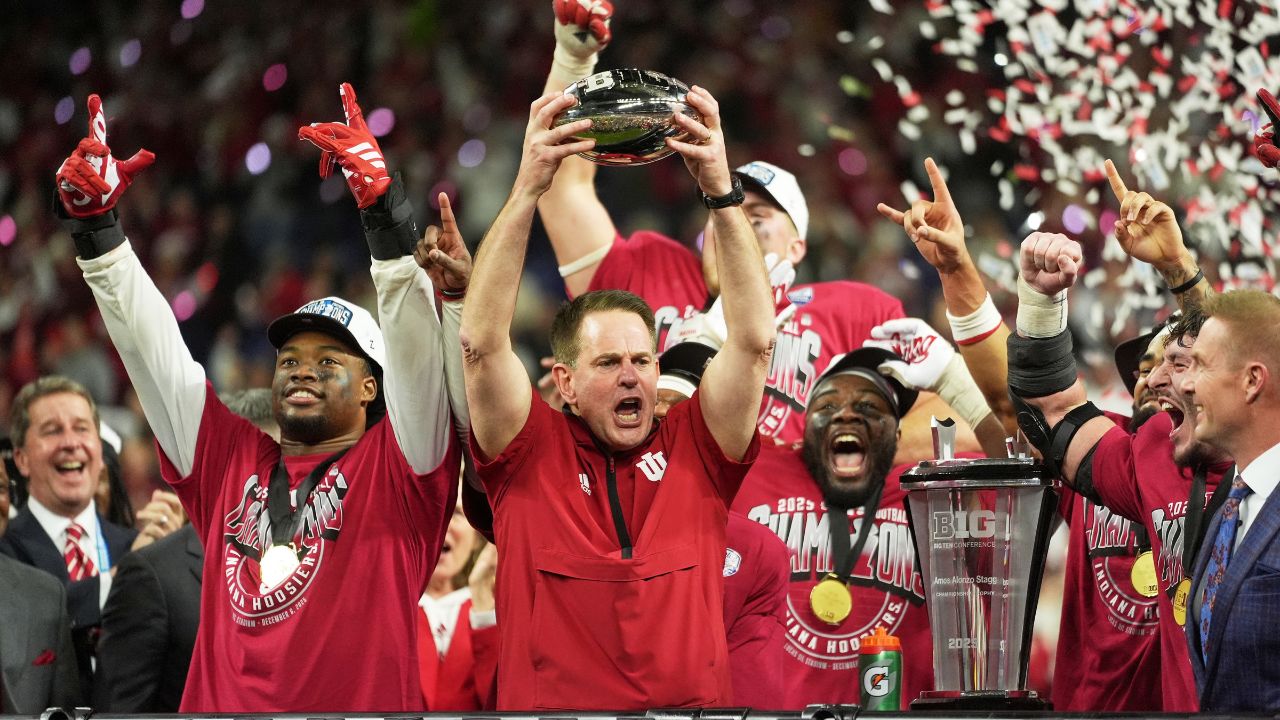 Indiana gets the top seed, Bama, in Miami, Notre Dame out of the College Football Playoff