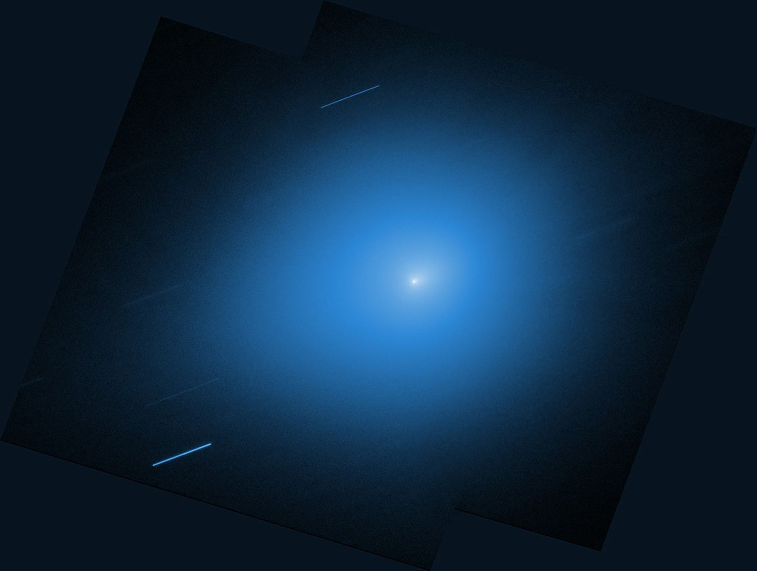Interstellar comet 3i / atlas' passes through our solar system, in the photo