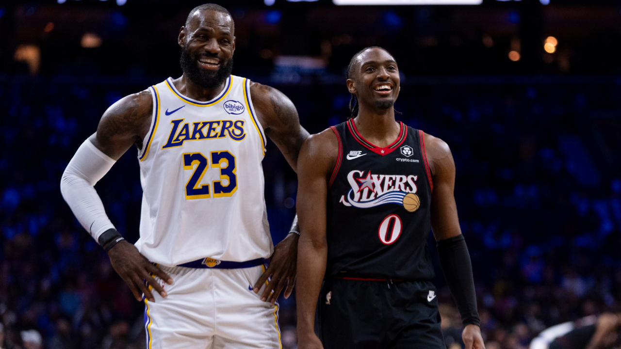 James goes on to hit three, Donkic triple-double in Lakers win over 76ers