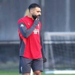 Mo Salah in training after his Ledhi interview 