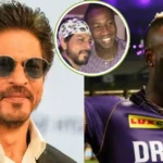 KKR has Shah Rukh Khan psing retut for Andre Russell postut

