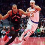 The Raptors were eliminated from the NBA Cup with a loss to the Knicks

