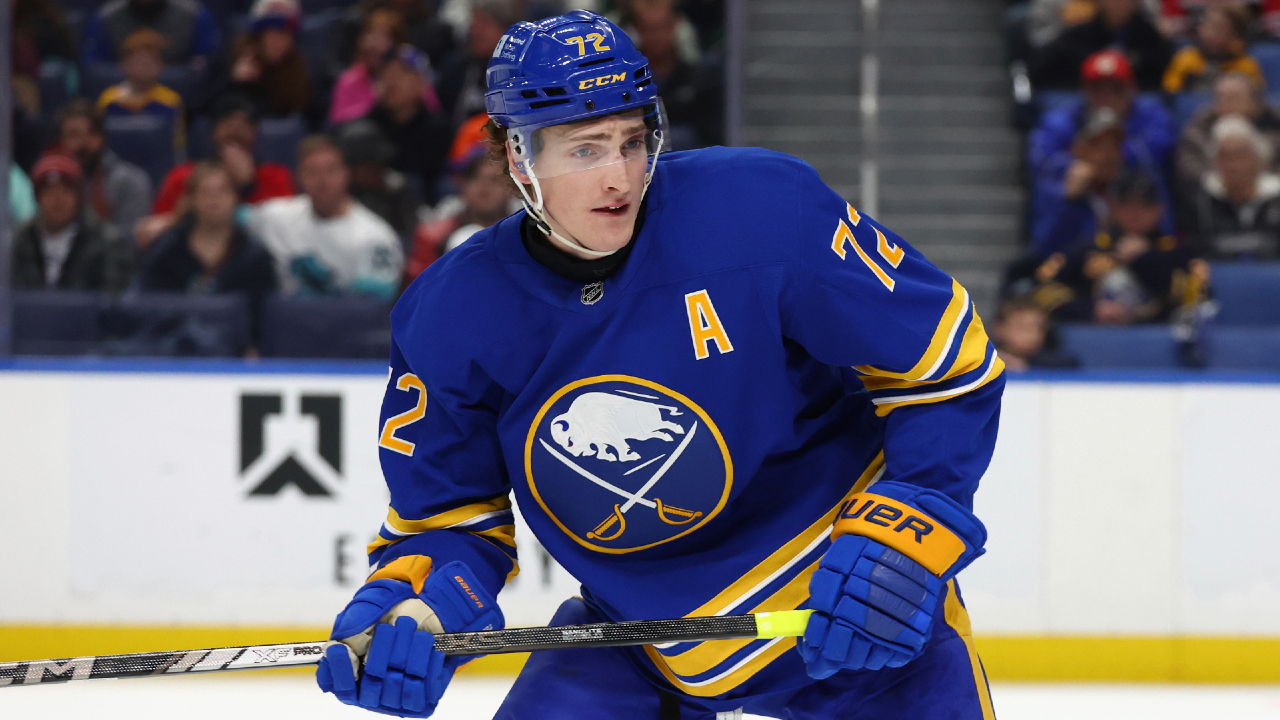 The Sabers have a goal called back against the Oilers on a hand-pass review