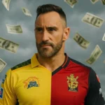 The receipt of ff da plessis' IPL salary since his debut - from 2012 to 2025

