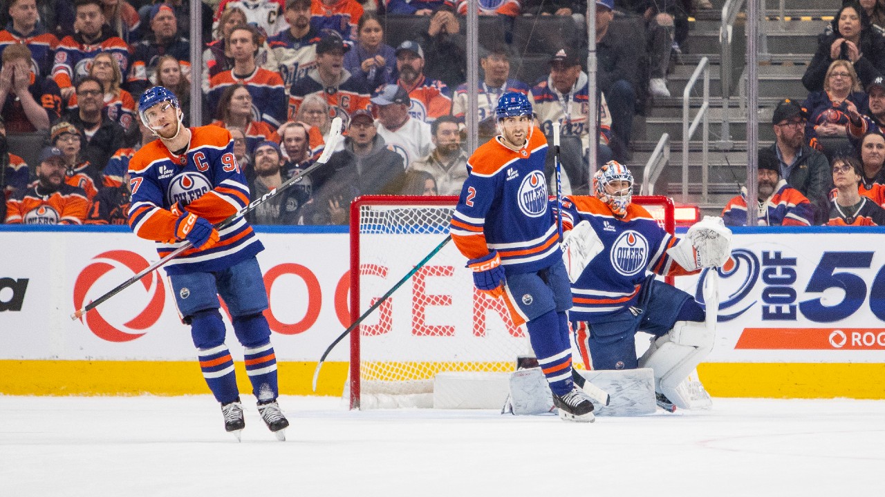 Warts return as Oilers salvage points vs. Sabres